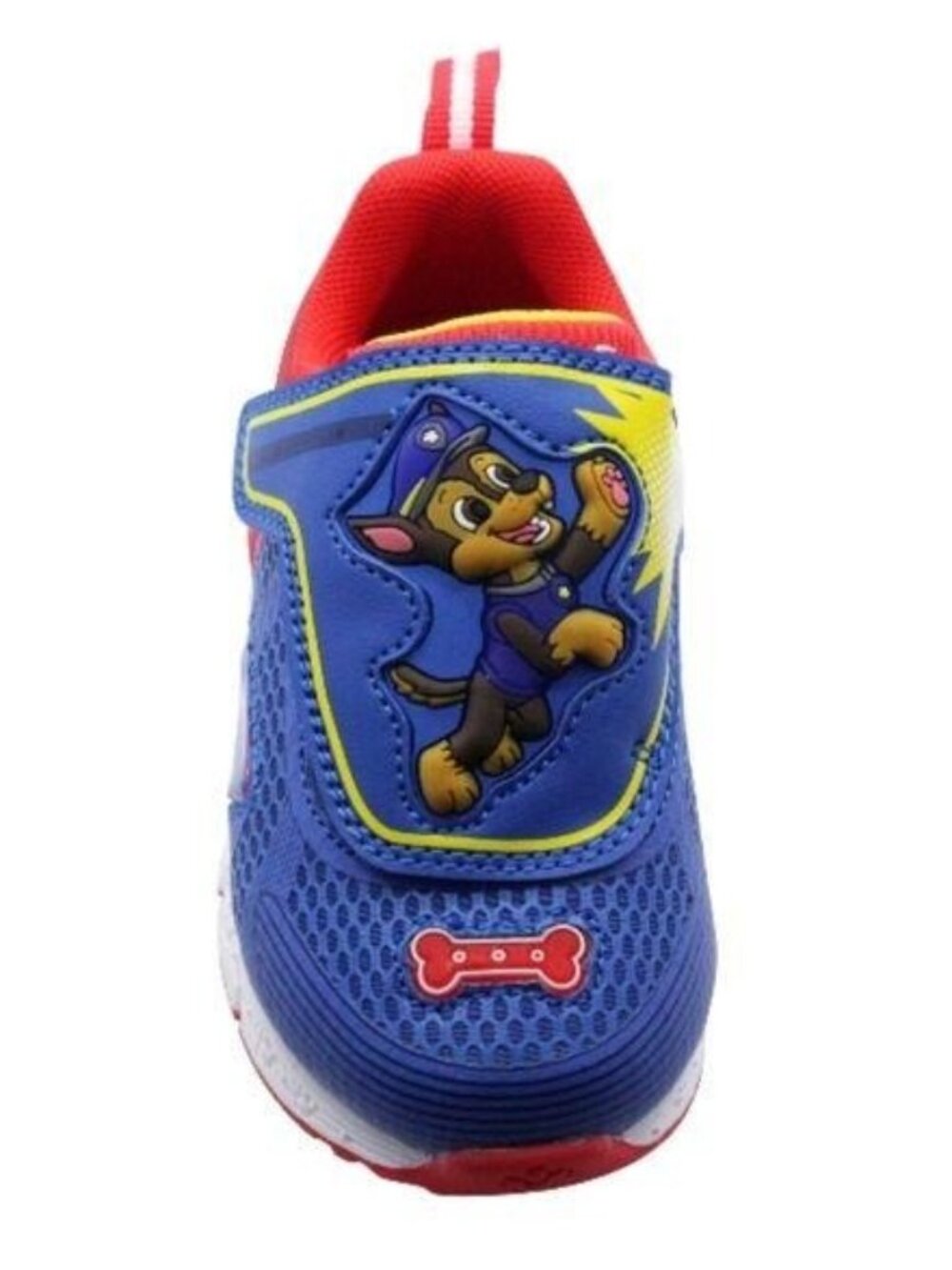 Nickelodeon Paw Patrol Kids Size 10 Sneakers Light-Up Blue Red Chase Character